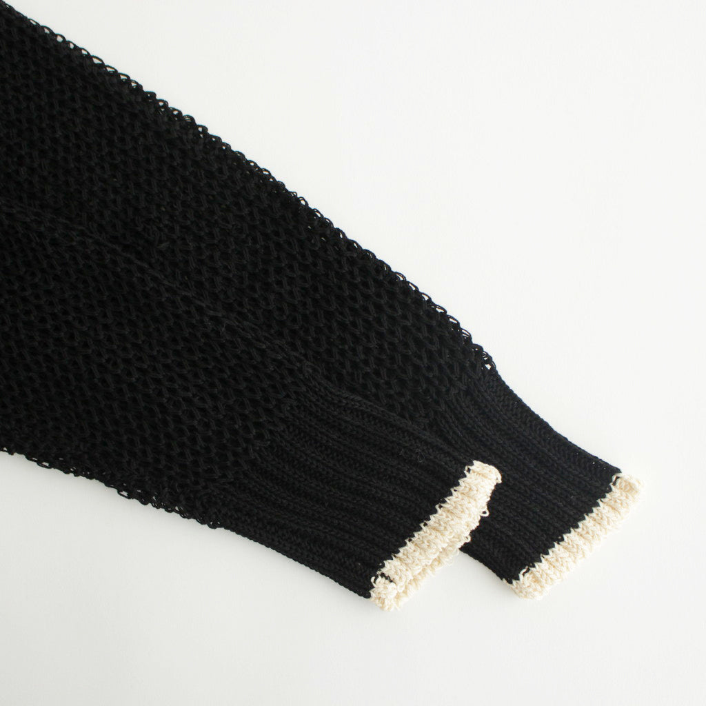FILL SWEATER #BLACK [NG24S-06SW01C]
