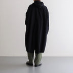 FMFOCT| Nylon Tussor Garment Dye Mod Coat #BLACK [RB_FR1003CT]