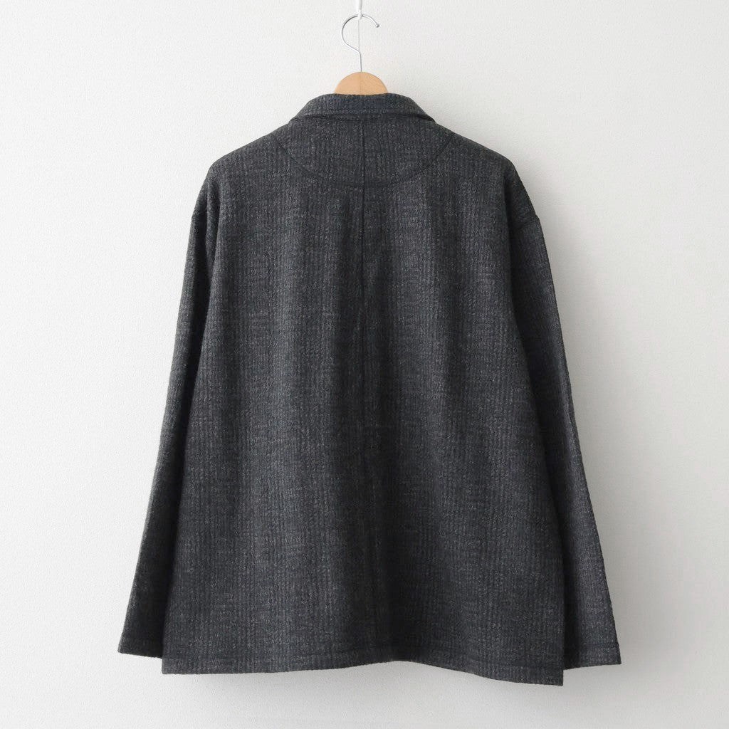 シェットランド杢グレンチェックジャケット #GRAY [HP-T022-051]