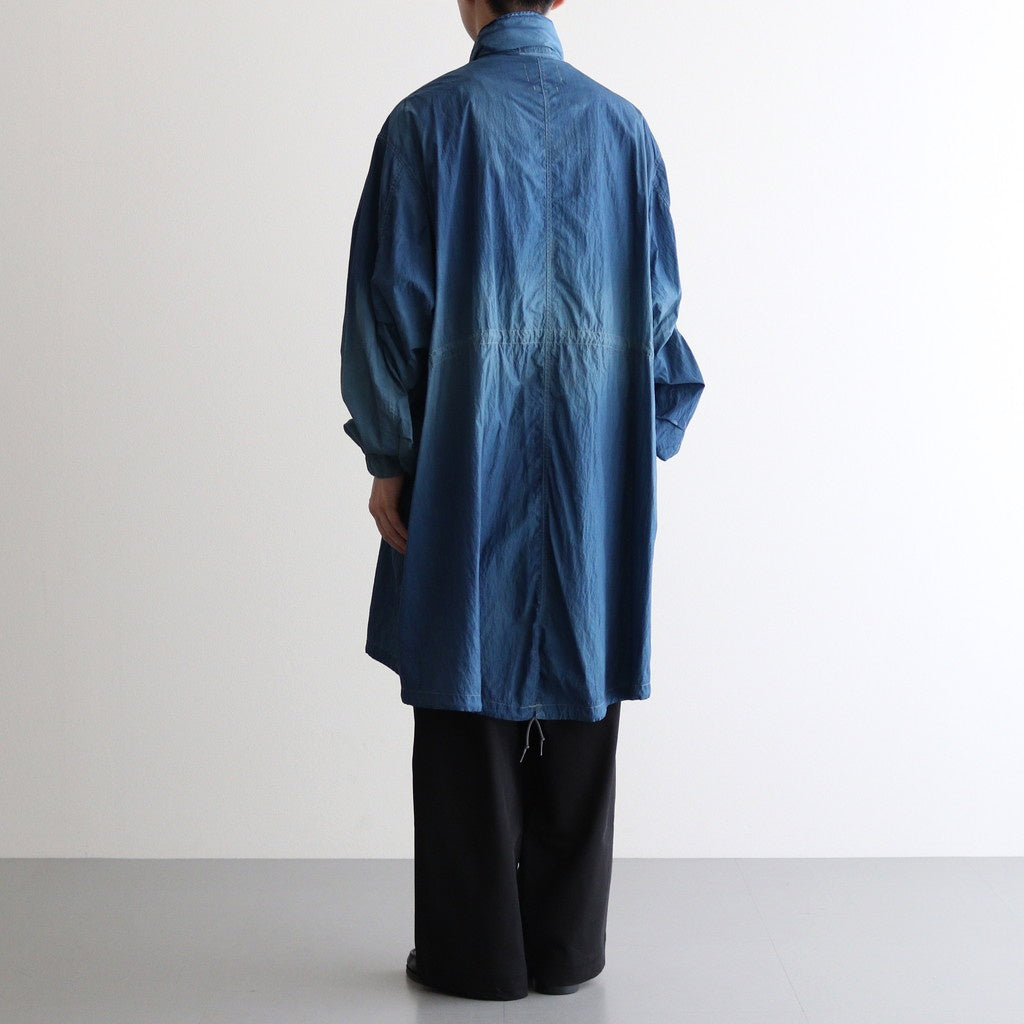 SPRAY PRINTED NYLON SNOWPARKA #OCEAN BLUE [YK23SS0462C]