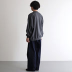 AZUMA Terry Crew Neck Sweat #GRAY [GU251-70195B]