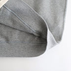 PRODUCT DYED PIMA LIGHT SWEAT ZIP PARKA #TOP GRAY [A25AP01MS]