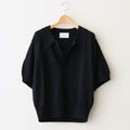 GIMA KNIT POLO SHIRTS #BLACK [25880601]