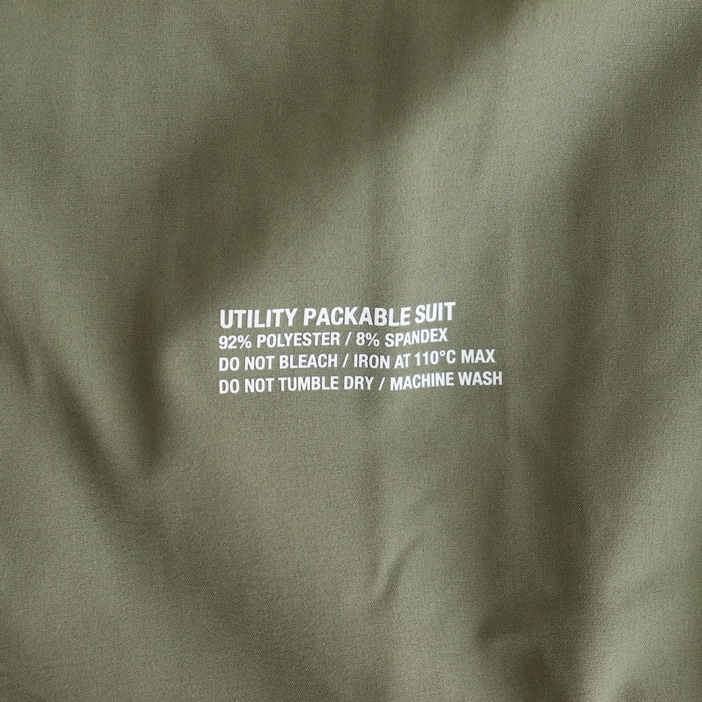 UTILITY PACKABLE SUIT #KHAKI [FSR251-60097]
