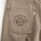 CS MODERN DENIM WIDE CUT #TABACCO BROWN [26880402]