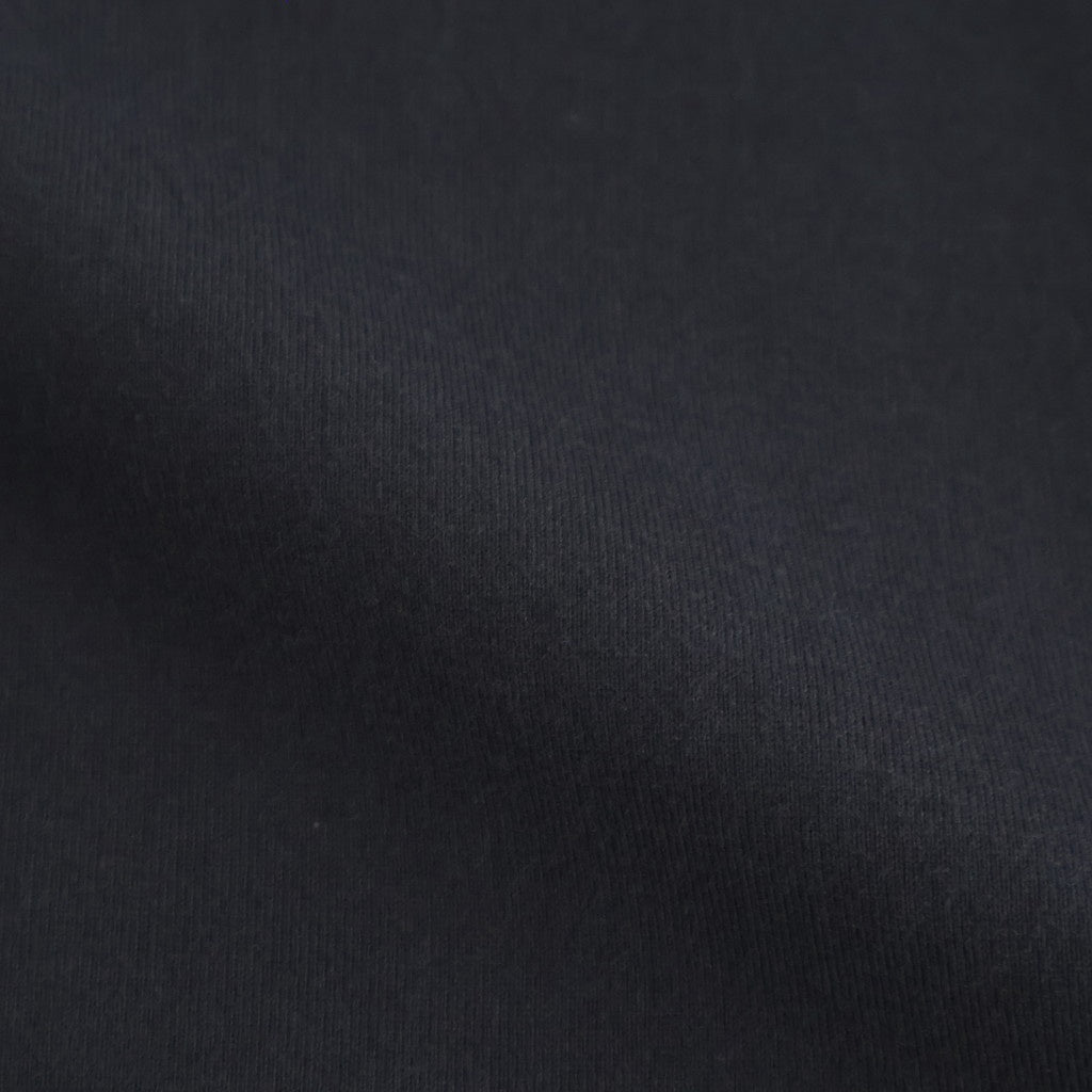 綿天竺 製品プリント S/S Tシャツ #BLACK [HQ-T101-051]