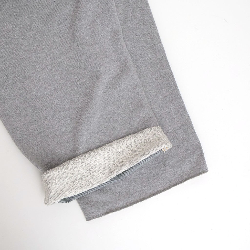 Hybride Sweat Denim Pants #BLUE USED x LT.GREY [ID-PT50]