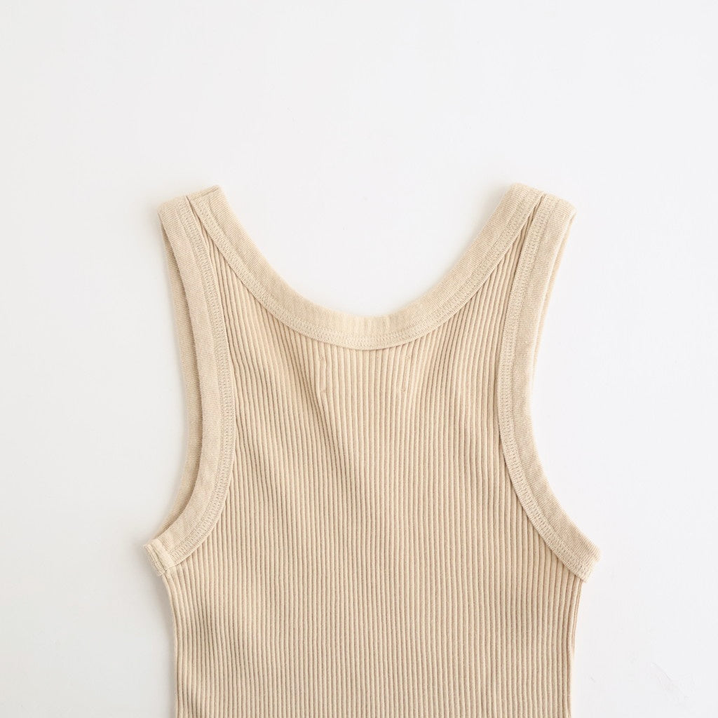 Seamless Rib Tanktop #SAND [12610612]