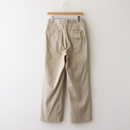 CHINO CLOTH PANTS TUCK STRAIGHT #beige [64653]