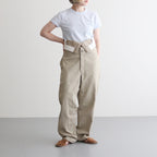 W WAIST CHINO PT #BEIGE A [Q25A-T064]