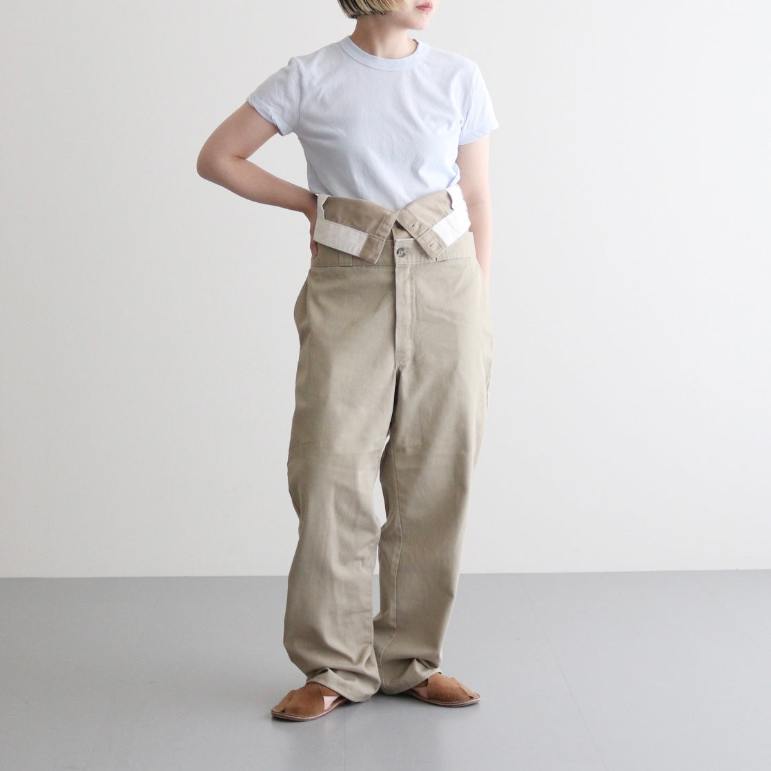 W WAIST CHINO PT #BEIGE A [Q25A-T064]