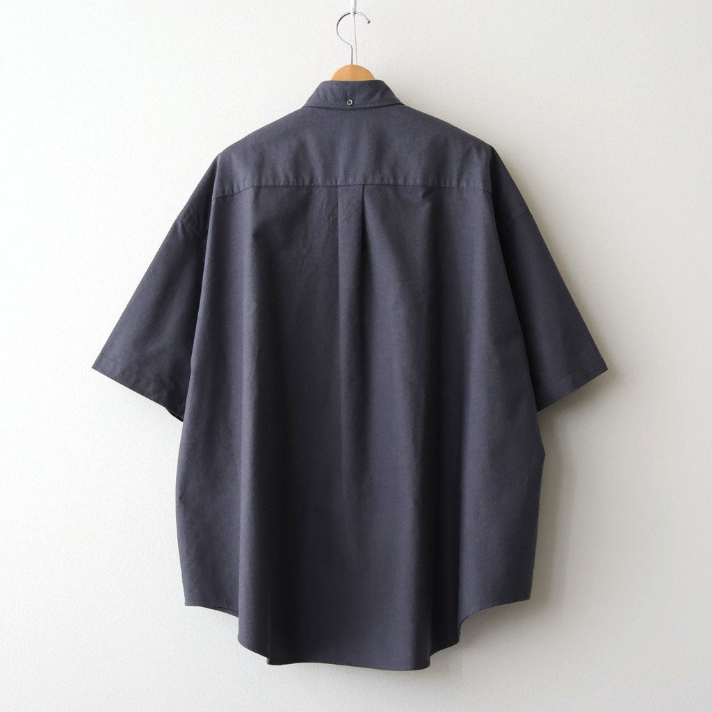 Oxford S/S Oversized B.D Shirt #GRAY [GM261-50025B]