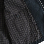 綿オックス 製品加工ブルゾン #BLACK [HP-J016-051]