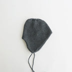 EAR FLAP BEANIE #D.GRAY [R5115-AW25]