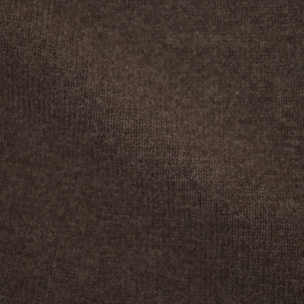 SUPER FINE WOOL KNIT SKIRT #TOP BROWN [A26AS06TJ]