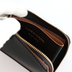 L字型ZIP財布 - TRIPLE STITCH #Black [8Z-S310-051]