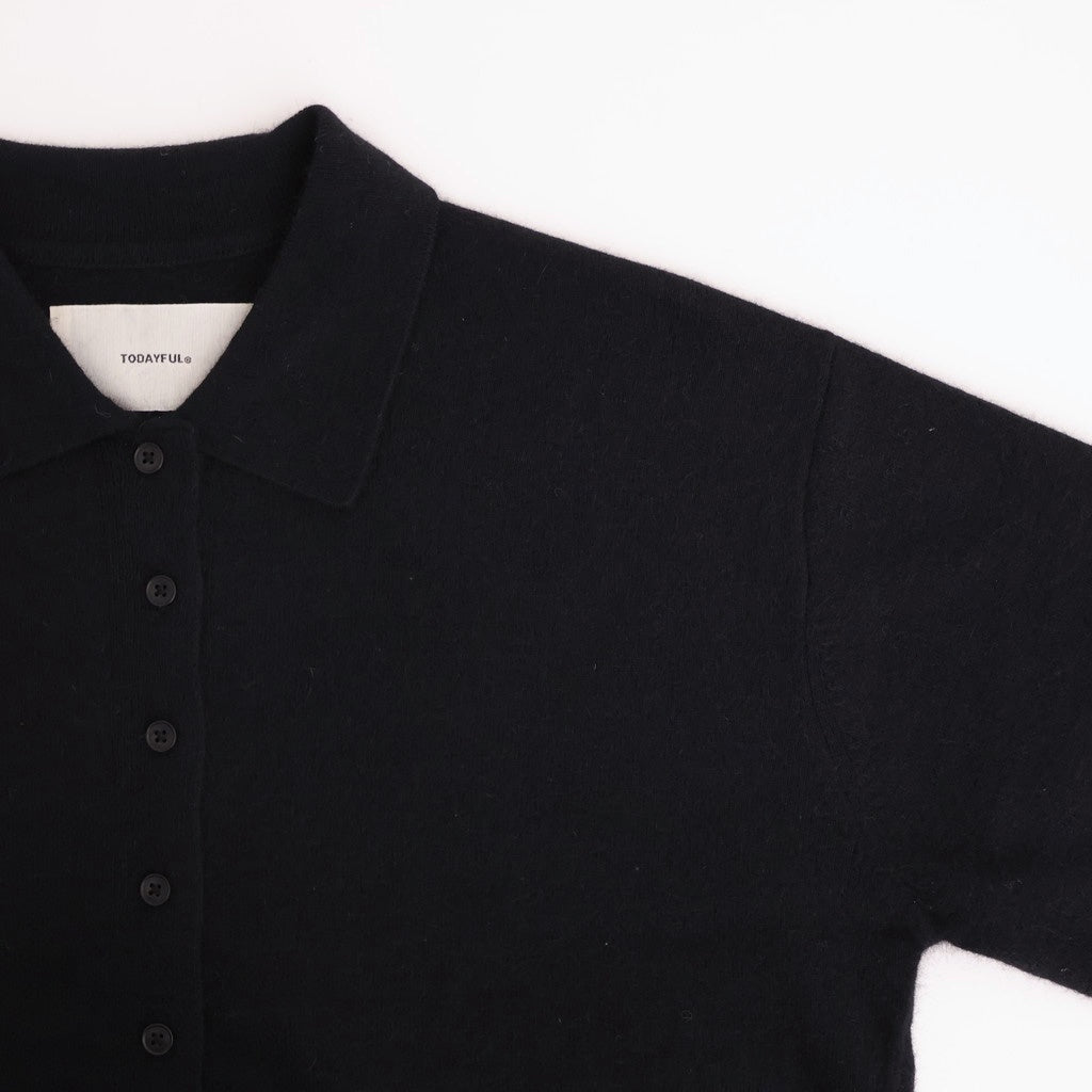 Raccoon Knit Cardigan #BLK [12520522]