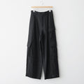VIS/LI/RA TWILL CARGO TROUSERS #BLACK [ST.1434]
