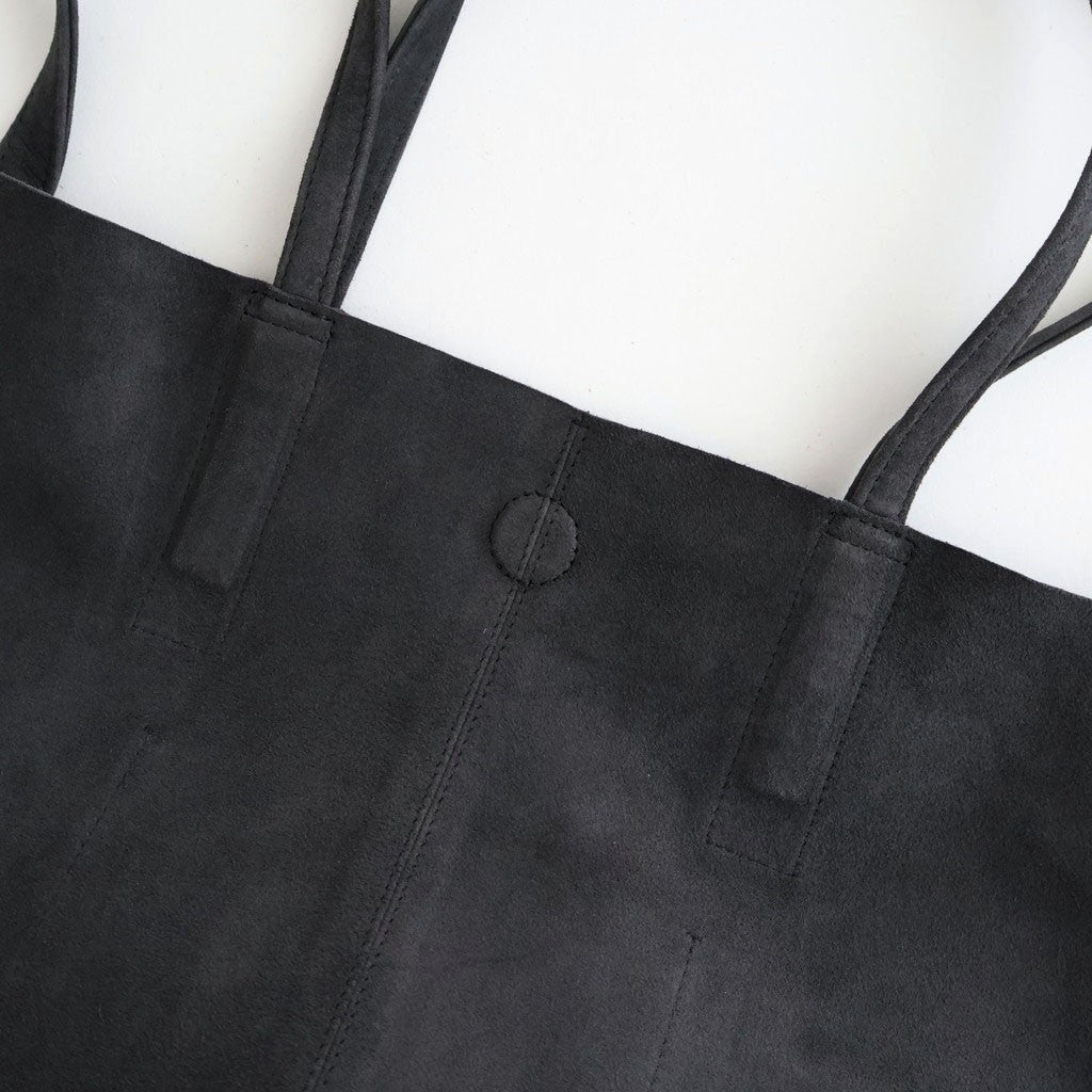 3WAY MEDIUM TOTE（OIL SUEDE） #CHARCOAL [MS-1]