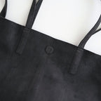 3WAY MEDIUM TOTE（OIL SUEDE） #CHARCOAL [MS-1]