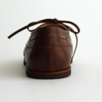 SOFT LEATHER DECK SHOES #BROWN [A25SS03QD-M]