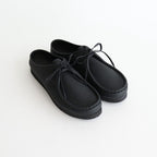 AWAI TIROLEAN MULE -CREPE SOLE- EO SHRINK #BLACK [SA05SC]
