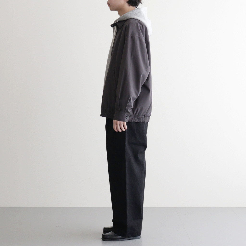 Selvage Denim Belted Pants #BLACK_WASHED [GU261-40064RB]