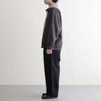 Selvage Denim Belted Pants #BLACK_WASHED [GU261-40064RB]