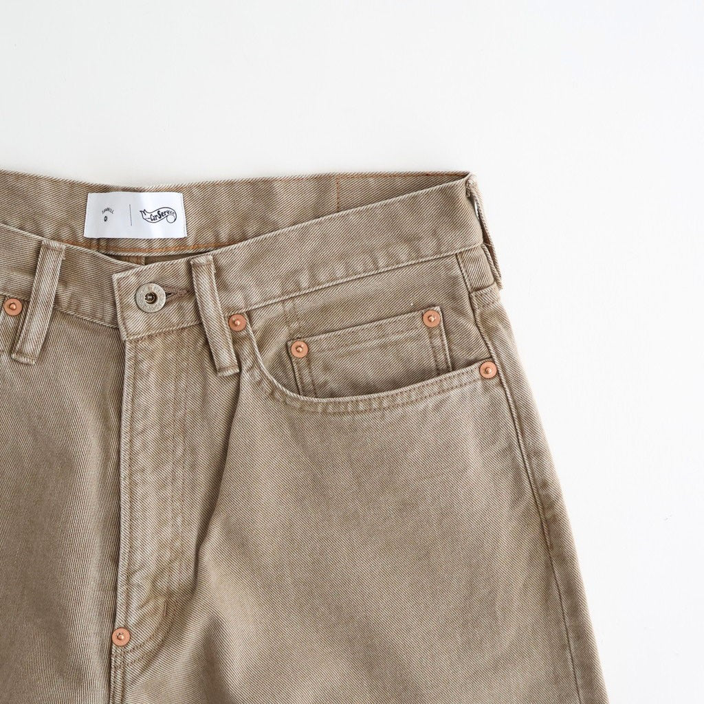 CS MODERN DENIM WIDE CUT #TABACCO BROWN [26880402]