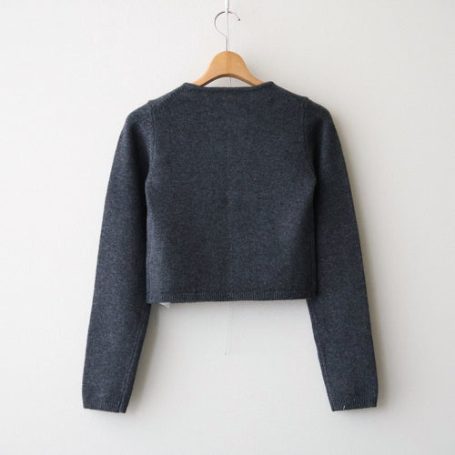 Cashmere Compact Cardigan #C/GRY [12620513]