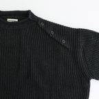 COMFORT BLEND YARN LOOSE FIT SWEATER #CHARCOAL [N0011]