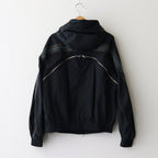 NYLON HOODED JACKET #BLACK [2541000203]