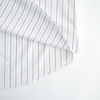 SIDOGRAS Brown Stripe L/S Oversized Regular Collar Shirt #WHITE [GM263-50345]