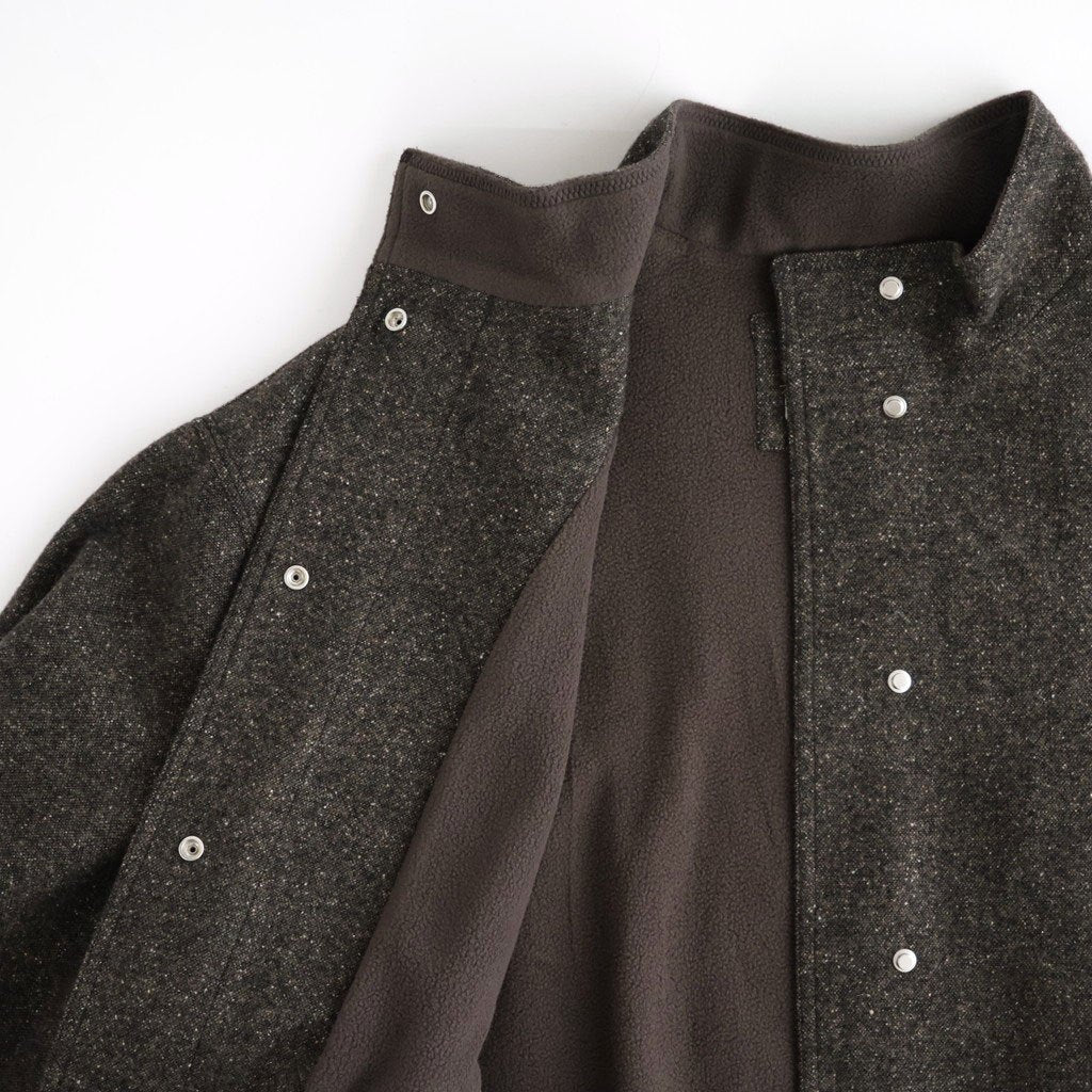 Silknep Tweed Blouson #D/BRN [12620203]