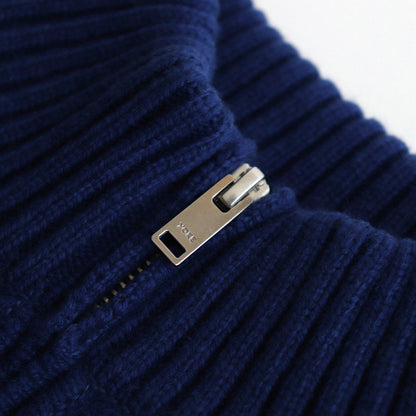 HALF ZIP PULLOVER SWEATER #ROYAL BLUE [YK24FW0833S]