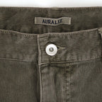 GARMENT-DYED FINX CORDUROY 5P WIDE PANTS #OLIVE BROWN [A26AP01FX]