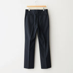 SUPER FINE TROPICAL WOOL SLACKS #TOP DARK NAVY [A25SP03WT]