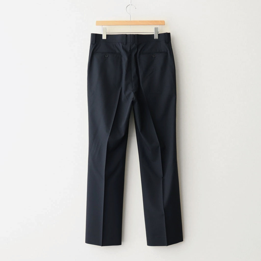 SUPER FINE TROPICAL WOOL SLACKS #TOP DARK NAVY [A25SP03WT]