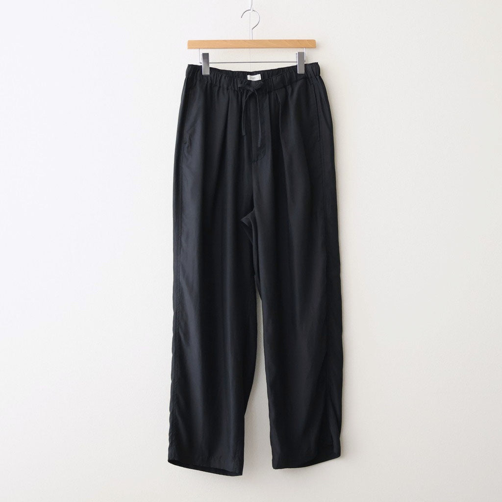 CUPRO EASY PANTS #BLACK [YK26SS01288P]