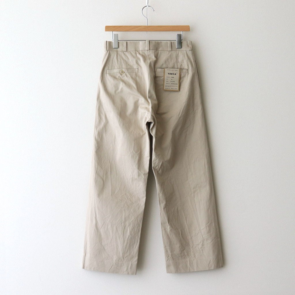 CHINO CLOTH PANTS STRAIGHT #beige [65609]