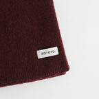 MERINO LAMBS WOOL SOCKSTOLE #D.BORDEAUX [R5128-AW25]