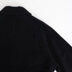 SUPER FINE WOOL MOSSER SOUTIEN COLLAR COAT #BLACK [A25AC01WM]
