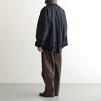 MOUTON COLLAR PADDED JACKET #DARK NAVY [ST.1377]