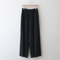 Viscose Wool Silk Gabardine Easy Wide pants #BLACK [GL241-40162]