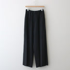 Viscose Wool Silk Gabardine Easy Wide pants #BLACK [GL241-40162]
