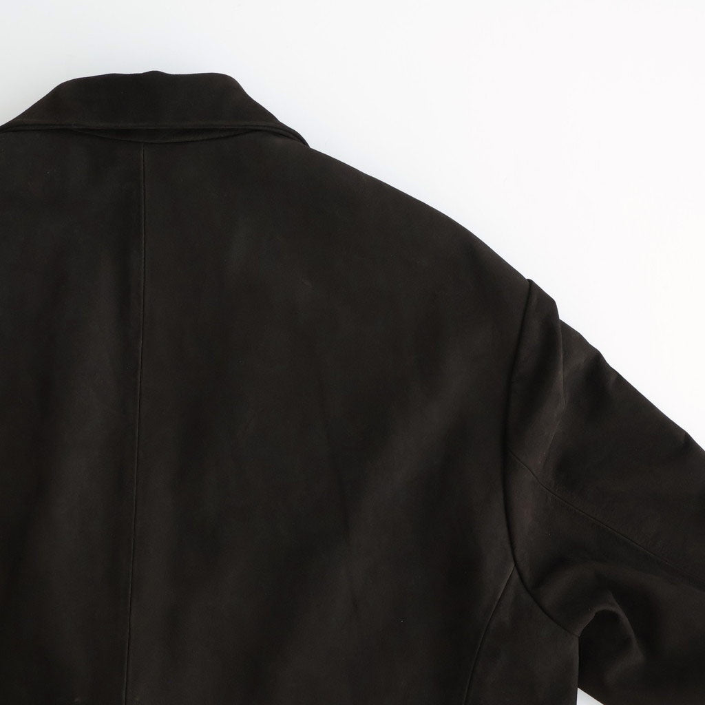 COW NUBUCK BLAZER #DARK BROWN [ST.1383]