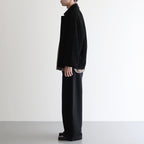 YAK/COTTON SWEAT EASY TROUSERS #BLACK [ST.1288]