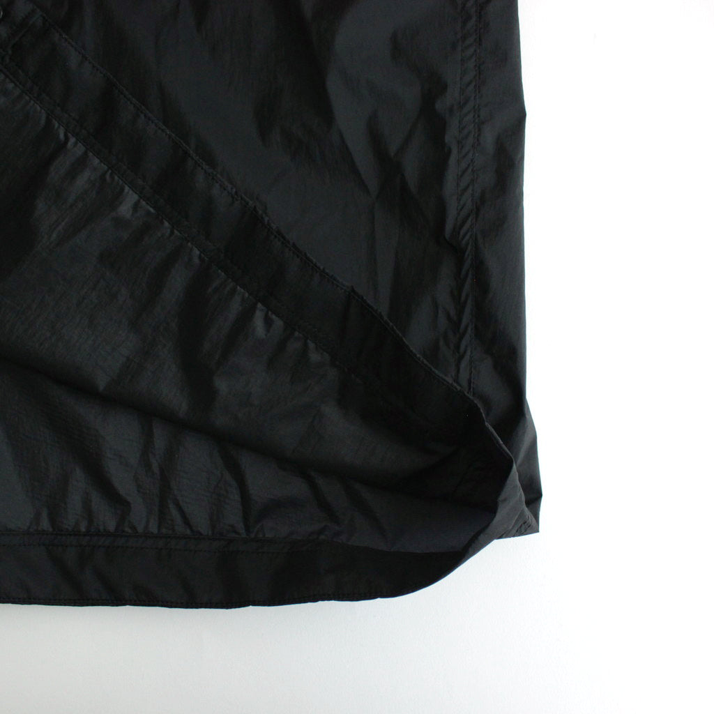 NYLON UTILITY OVER COAT #BLACK [YK24SS0631C]