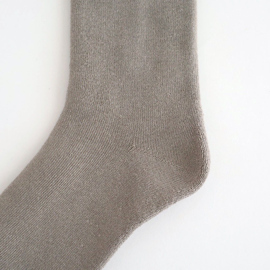 ORGANIC DAILY 3 PACK CREW SOCKS #GRAYGE [R1123-AW25]