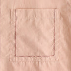 EMBROIDAREY OPEN COLLAR SHIRT #PINK [YK25SS0938SH]